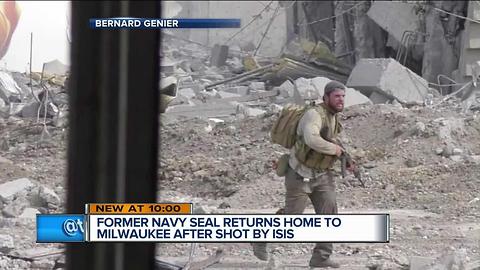 Former Navy Seal returns home to Milwaukee after shot by ISIS