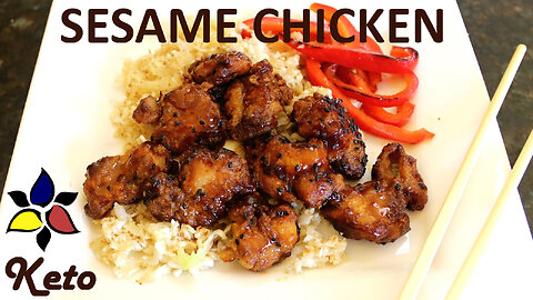 Sesame Chicken that is better than takeout – keto, gluten free, budget recipe
