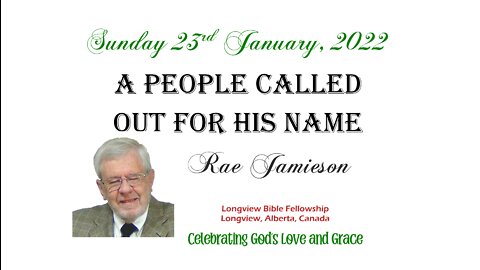 A People Called Out for His Name - Rae Jamieson