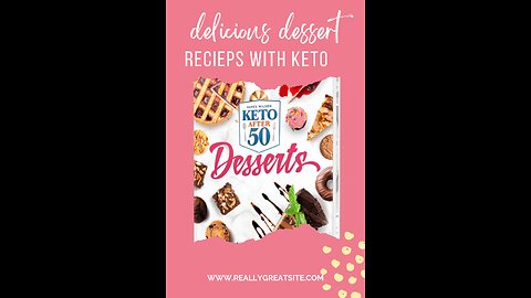 Mama make delicious desert with keto Mail 😋