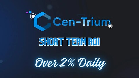Short Term capital lock up as low as 15 Days - Cen-trium