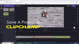 Save A Project In Clipchamp