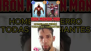 HOMEM DE FERRO TODAS AS VARIANTES MARVEL SNAP #marvelsnap