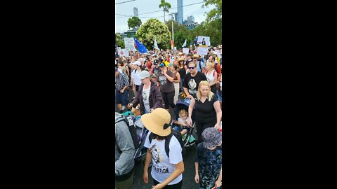 RALLY 22nd January 2022 Brisbane FREEDOM: