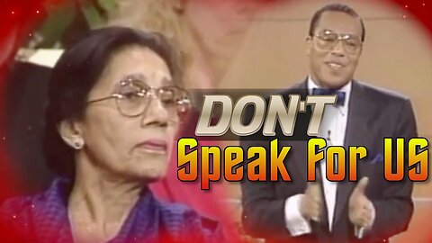 Minister Farrakhan Tells Immigrant She Can't Speak For Black Americans