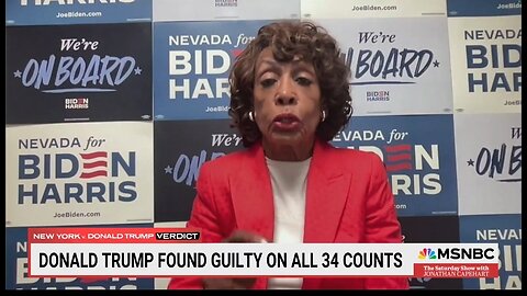 Not Surprising: Dem Rep Maxine Waters Praises Trump Jurors