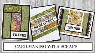 3 Card Making Ideas with Scraps