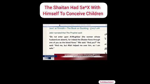 The Shaitan Had S*ex With Himself To Conceive His Children | Christian Prince