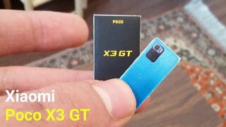 Xiaomi Poco X3 GT unboxing mini phone