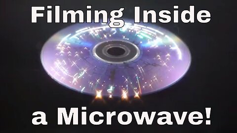 I Figured Out How to Film Inside a Microwave! Slow Motion in HD of a CD Filmed Inside a Microwave