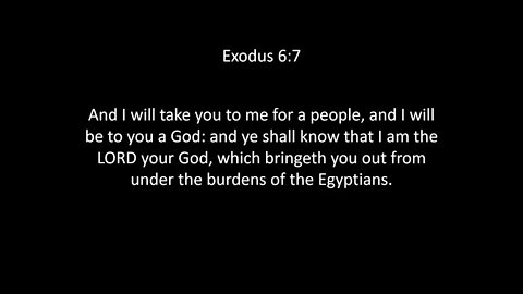 Exodus Chapter 6