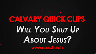 Will You Shut Up About Jesus?