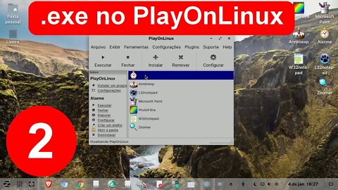 2- Executáveis .EXE do Windows no PlayOnLinux. Rodar Programas do Windows no Linux