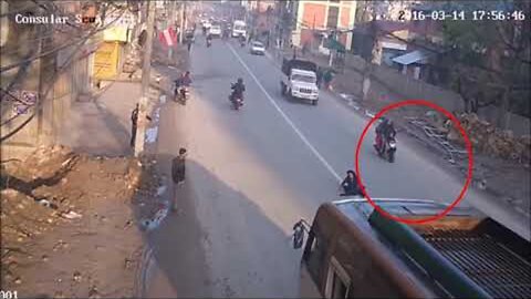 These CCTV footages of horrifying accidents . Watch how being driven at a minimum speed of 80km