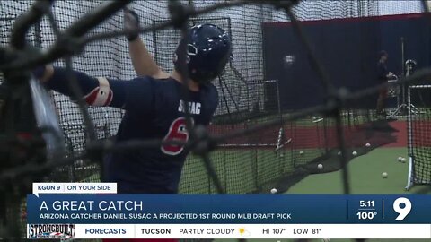 Great Catch: UA Baseball star Susac a projected 1st round MLB Draft pick