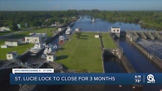 St. Lucie Lock to close for 3 months