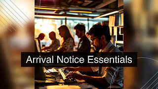 What Information Is Usually Included In An Arrival Notice?