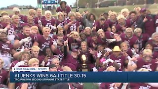 Jenks wins 6A-1 Title 30-15