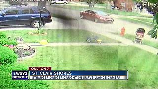 Stranger Danger caught on surveillance video