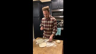 Making Homemade Pizza From Garden Vegetables