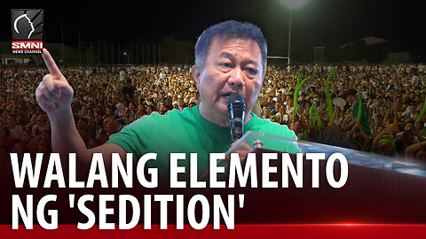 Walang element of sedition, wala tayong ini-espouse na violence —Cong. Bebot Alvarez