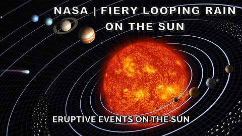 NASA | Fiery Looping Rain on the Sun