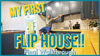 Just Finished My First Flip House!! | Final Walkthrough
