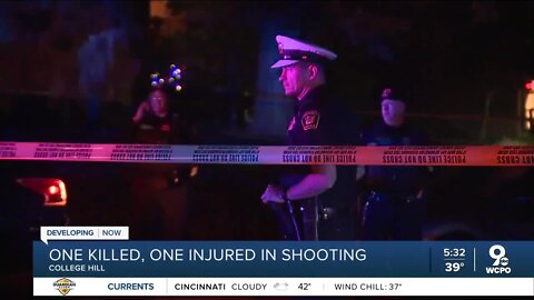 Police: 1 killed, 1 injured in College Hill shooting