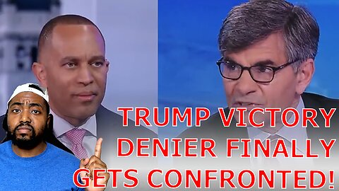 Dem Leader Hakeem Jefferies CONFRONTED To His Face For Denying 2016 Trump Election Victory