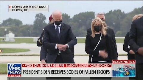 Biden Checks His Watch During Dignified Transfer Of Fallen Soldiers