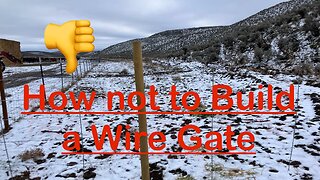 How not to Build a Wire Gate