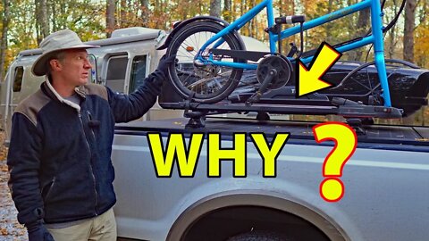 Our Yakima/Thule Truck/RV Bike Storage -- What We Like and HATE About It :O