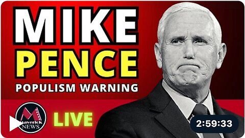 Maverick News Live | Mike Pence St. Anselm College Populism Speech