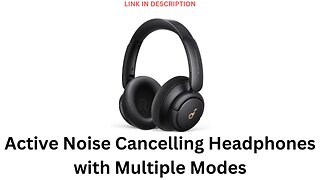 ife Q30 Hybrid Active Noise Cancelling Headphones with Multiple Modes