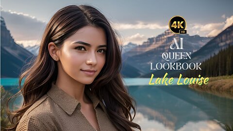 [4K] Ai Queen LookBook l Sagebrush Sartorial l Lake Louise #AiQueenLookBook #aiartlookbook