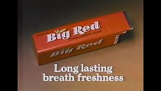 Wrigley's Big Red Gum 1981 Classic TV Commercial