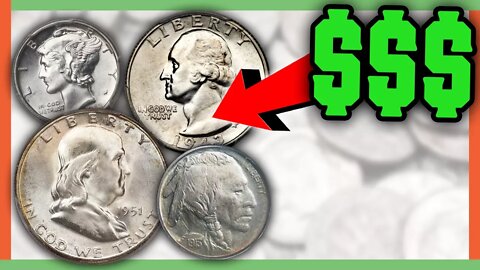 OLD COINS WORTH MONEY - RARE COINS TO LOOK FOR IN CIRCULATION!!