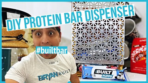 DIY Protein Bar Dispenser | Built Puffs Review!!! | Built Bar