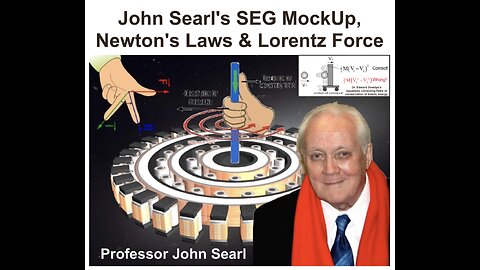 John Searl's SEG MockUp - Newton's Laws and Lorentz Force Part 1