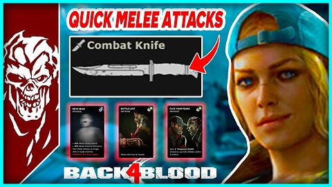 NIGHTMARE RIDDEN COMBAT KNIFE MELEE DECK BUILD! - Back 4 Blood Post Update Nightmare Deck Build 2022