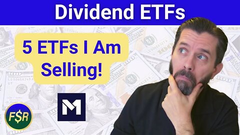 5 ETFs I Am Selling | M1 Finance Dividend ETFs | Portfolio Update