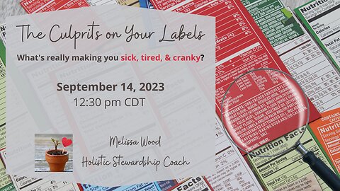 The Culprits on Your Labels, Part 1