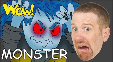 Monster for Kids | Songs for Children with Steve and Maggie from Wow English TV | Rhymes Song