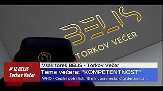 #12 Torkov Večer - BODIMO KOMPETENTNI, Cepilni potni list, 15 minutna mesta, ECB - Mihael Bellis