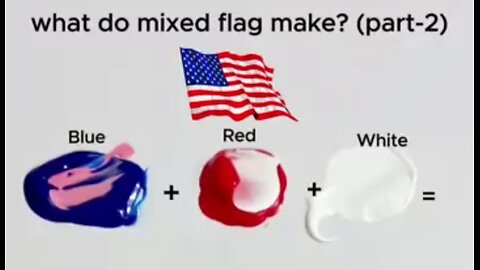 What do mixed flag colors make? (part-2) #paintmixing #colormixing #satisfyingart