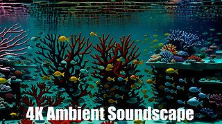 Ambient Soundscape Music - Golden Chant | (AI) Audio Reactive Realistic | The Mirror