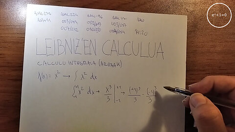 +11 003/004 002/013 003/007 zeropolia (1) e^(iπ)+1=0 (i) jainkoak (0) 002 leibniz'en calculua