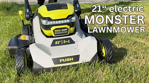 Ryobi 21" 40V electric lawnmower