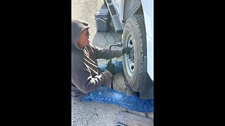 My Tire Repair Failed ! #flattire #tirerepair #alumcreek #greatgrandson