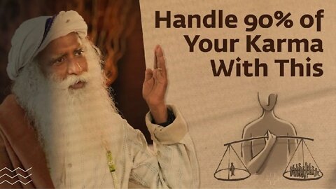 Handled Your Karma 90% with this|Sadhguru |K4Quotes